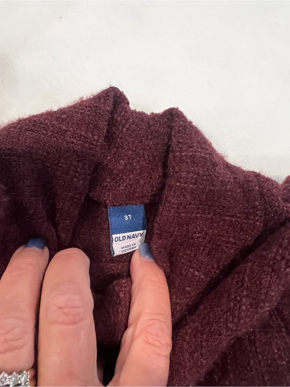 Old Navy Maroon Mock Neck Sweater